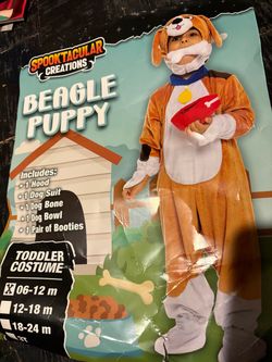 Baby Halloween costume Beagle puppy