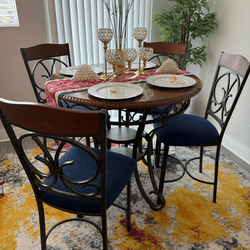 Ashley Glambrey Counter Height Table Set – Good Condition, 4 Chairs - Plantation, FL