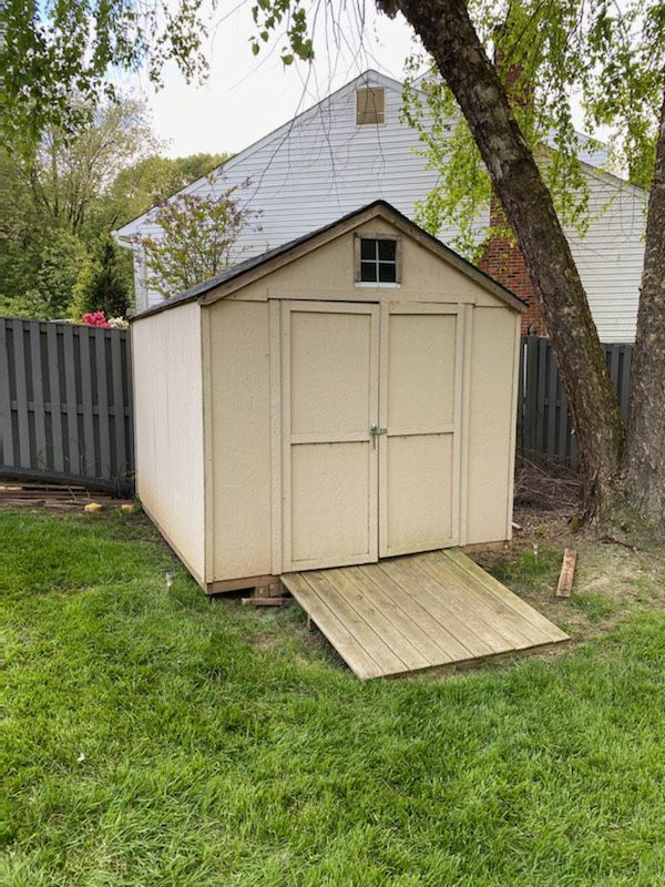 10x8 Pretreated Plywood Shed -YOU HAUL