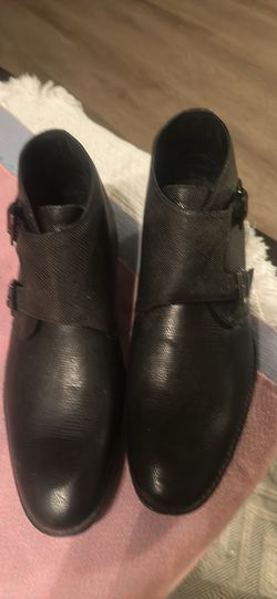 Boots for men size 9.5 leather man made by Stacy Adam’s