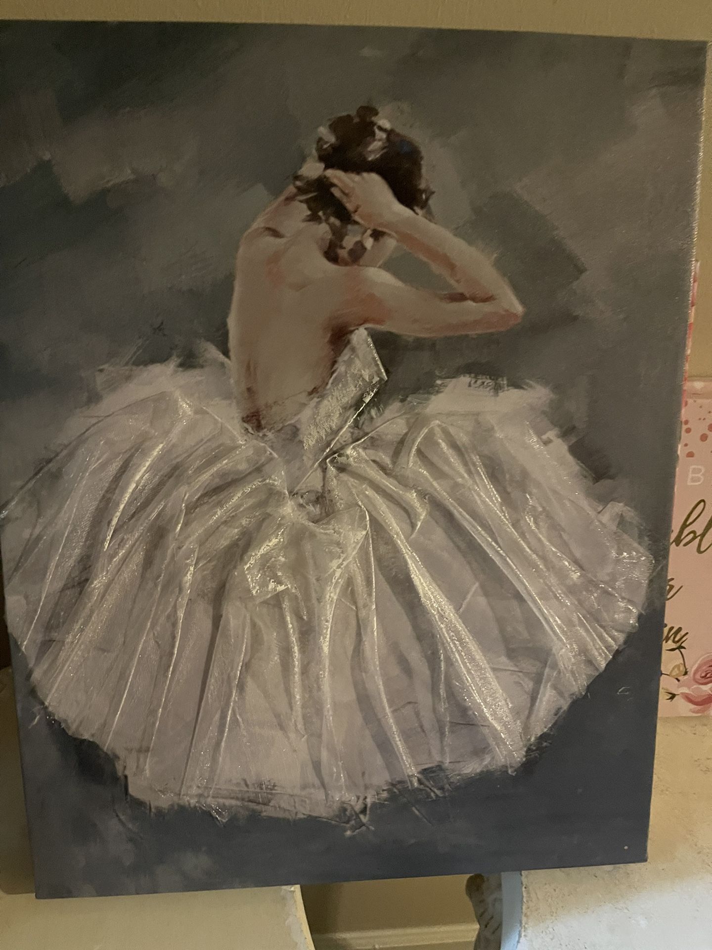 Ballerina 🩰 Painting With 3D Tutu