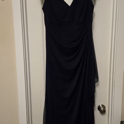 Navy Blue Formal Gown