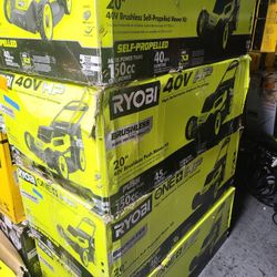 p
RYOBI
$329.00
40V HP Brushless 20 in. Cordless Battery Walk Behind Push Lawn Mower with 6.0 Ah Battery and Charger