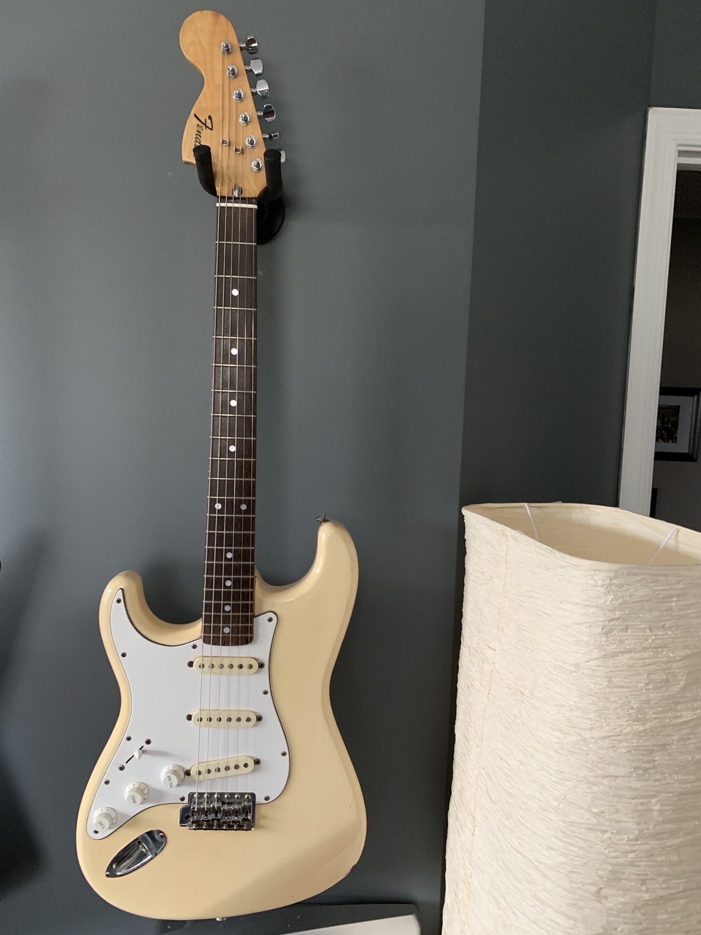 Vintage Japanese Fender Strat Left Strung Right