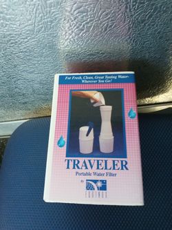 Equinox Traveler Portable Water Filter NEW in box CLEAN WATER