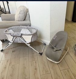 Baby bassinet and rocker