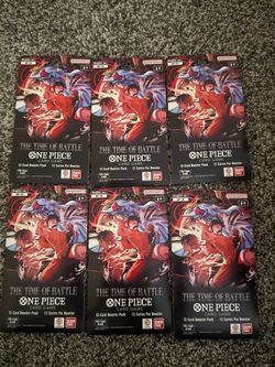 One Piece TCG The Time of Battle Booster Packs OP - 16