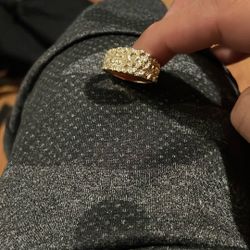 Gold Nugget Ring 