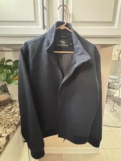Men's Dark Gray Zip-Up Jacket