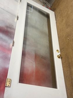 Wood French door