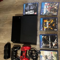 PS4 With Games And 2 Controllers! 