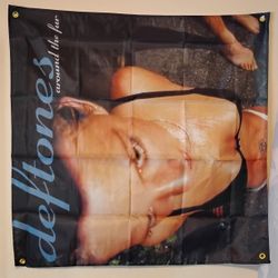Deftones Banner 3.5 x 3.5 New 
