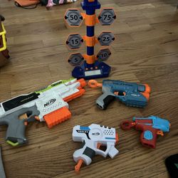 Nerf guns And Target