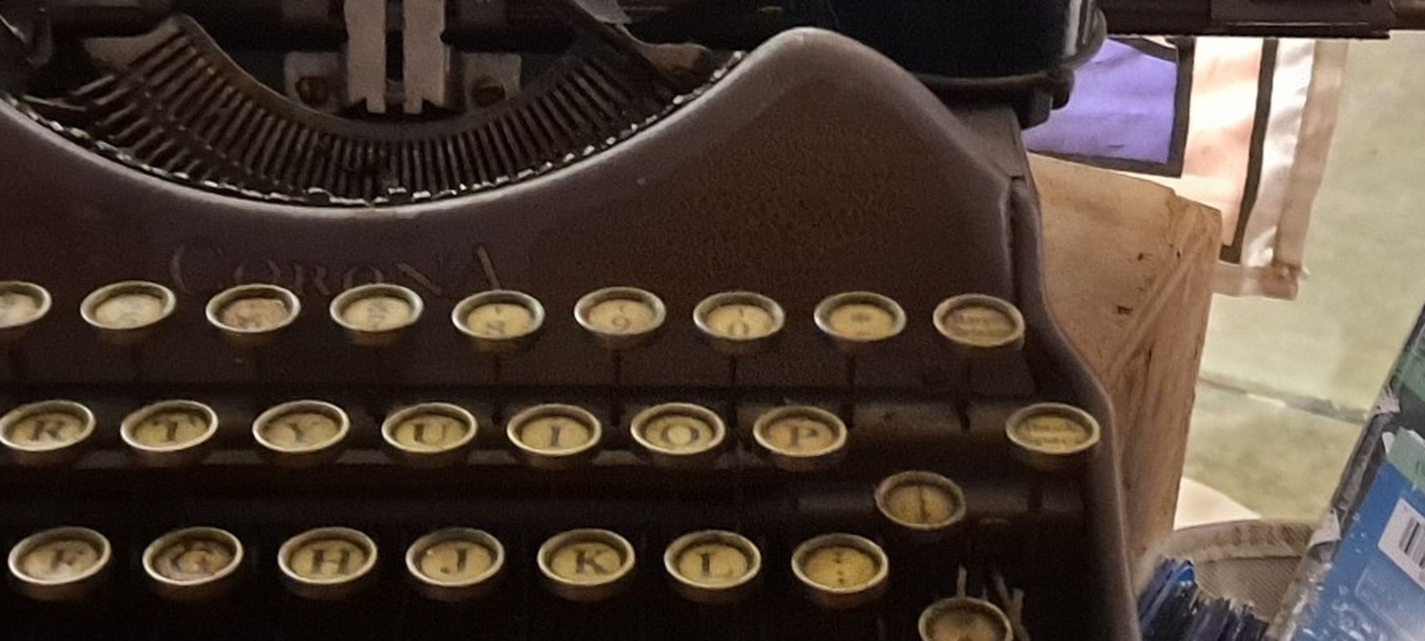 Vintage Corona Typewriter