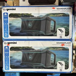 Gemini Soundsplash Waterproof Floating Bluetooth Speaker Brand New In Box 