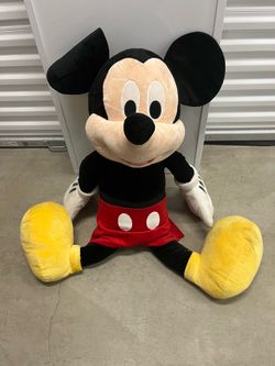 Large Disney Mickey Mouse Plush Stuffed Animal – Jumbo Just Play Licensed Character Toy