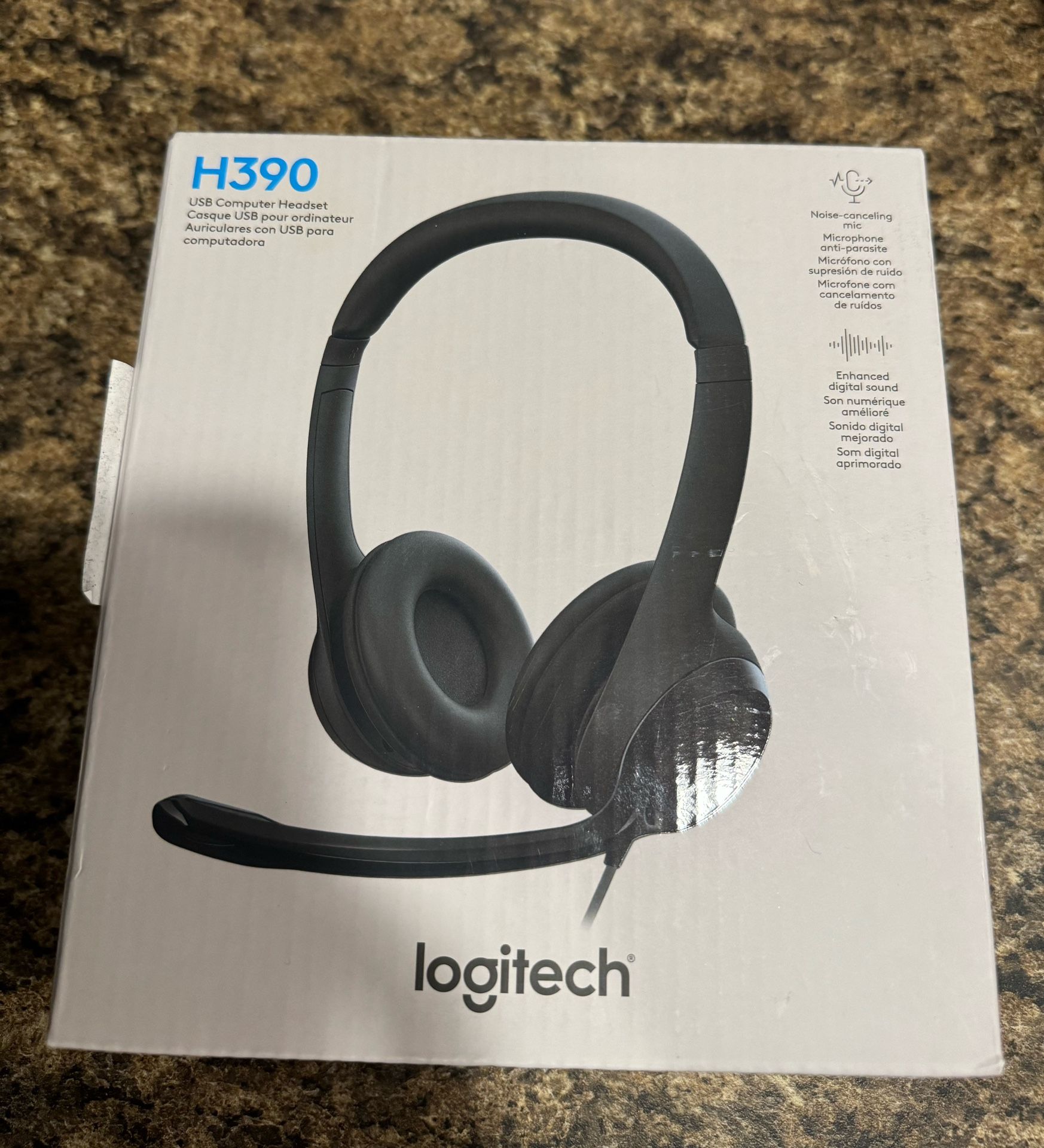New Logitech H390 Headset 