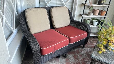 Half Price Beautiful Wicker Love SEAT