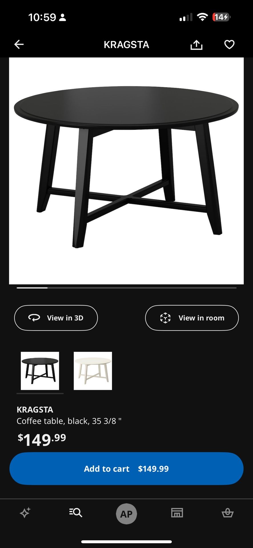 ikea coffee table