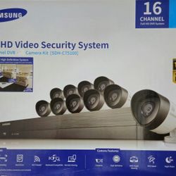 Samsung 1080p Full HD Video Security System SDH-C75100 4 Cameras
