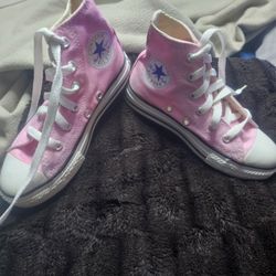 Pink Converse High Tops