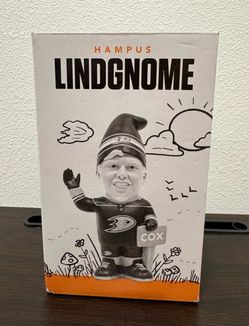 #37 Hampus Lindholm 7” “Lindgnome” Figurine, Anaheim Ducks w/original Packaging