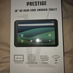 NEW PRESTIGE 10"  HD ANDROID TABLET 128GB