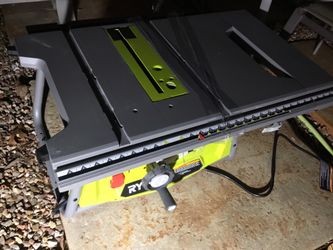 Ryobi Table saw running great, but missing Fence.. only 45 today 💥💥