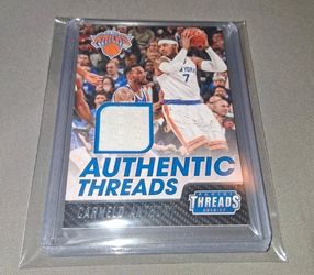 Carmelo Anthony 2016-17 Panini Threads Authentic Threads Relic Card