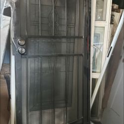 36x84 Security Door Heavy-duty Swing Out To The Left Only 