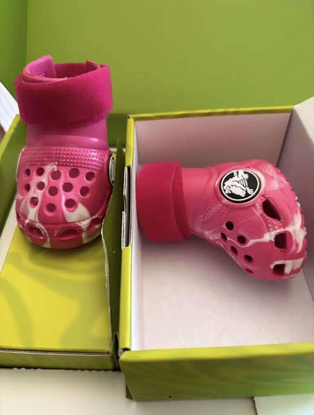 Pink Medium Sized Dog Crocs
