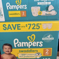 NEW PAMPERS OPEN BOX