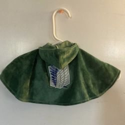 Attack on Titan Cloak size XL adult size Attack on Titan Pet Cloak Cat /Dog