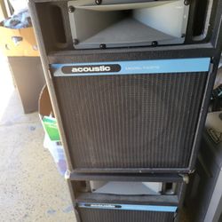 Acoustic Control Corp. PA3112 PA Speakers (2x) – Vintage Power!