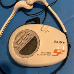 Nice Sony SRF-M85V S2 Sports Digital Tuner AM/FM Weather Armband Radio bundle
