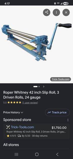 Roper Whitney 42 inch roller