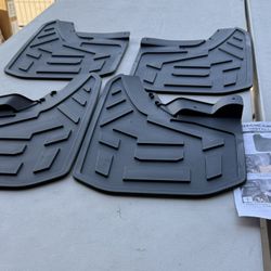 JTYZSM Mud Flaps For 2023 2024 GMC Canyon Crew Cab (Not Fit AT4X) No Drill Splash Guards Front & Rear Truck Mud Guards Accessories Set(4pcs)