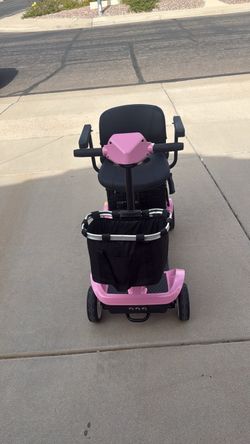 Pink 4-Wheel Electric Mobility Scooter
