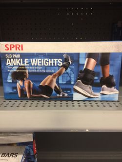 New Sealed Box 5 lb pair of ankle weights 5 lbs each ankle develop legs, calves and speed, also available AW’s come in 2.5 & 5, 10 lbs