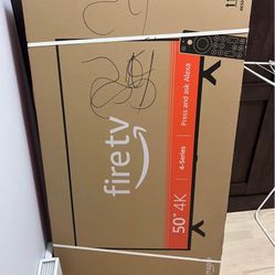 50” 4K Smart TV, New In Box 
