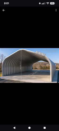 60' x 30' SteelMaster Arched Building