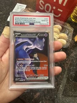 Pokémon TCG Mewtwo Ascened heroes PSA 10