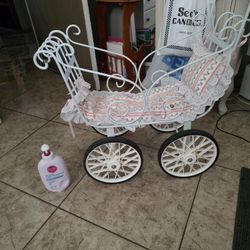 Vintage Stroller Metal