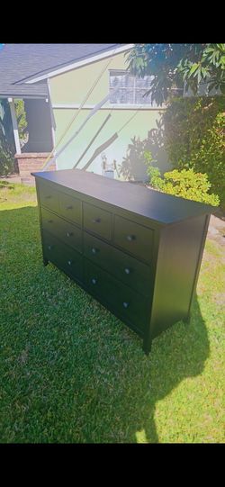 Black Ikea Hemnes Dresser