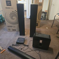 Paradigm Premier 700F Floorstanding Front Speaker , Sonos Arc  TV Speaker, Sonos  Sub 4 