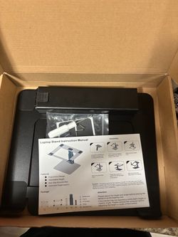 Adjustable Laptop Stand with Non-Slip Mat