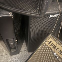 4 EAW JF260CZ professional studio monitors.  