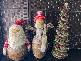 Rustic Christmas Trio
