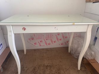 Table with glass top