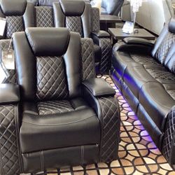 🤩🤩🤩 PWR ROCKER RECLINER CHAIR/ PWR RECLINER LOVE SEAT/ PWR RECLINER SOFA 🤩🤩🤩